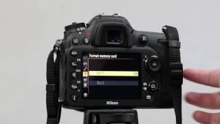 How to Format the SD Card on a Nikon D7100