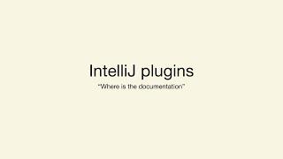 IntelliJ Plugins by Alec Strong