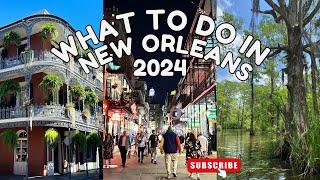 TOP 10 Things to do in NEW ORLEANS 2024 ️️ The best things to visit, see, eat and drink!