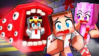 Mangé par TRAIN EATER sur Minecraft !