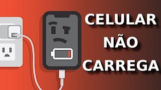 CELULAR NÃO CARREGA!!! COMO RESOLVER [Método Confiável]. Bateria não carrega