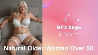 Beauty of Mature Age in lingerie  Natural older woman #beauty #style