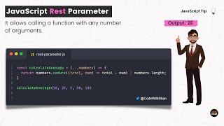 Learn JavaScript Rest Parameter in 1 minute | Coder Champ