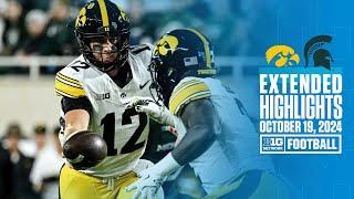 Iowa at Michigan State | Highlights | Big Ten Football | 10/19/2024