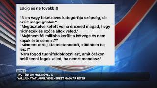 TV2 Tények: más nővel is vállalhatatlanul viselkedett Magyar Péter 1