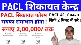 PACL, Finances, Banks, Loans, Tax Services, Insurance, Stock Market, Credit Cards,की शिकायत दर्ज करे