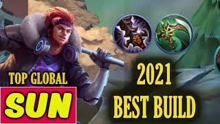 I try this Revamp Sun Best Build 2021 | Top 1 Global Sun Build | Sun Gameplay