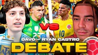 DEBATE CON RYAN CASTRO: ¿COLOMBIA LE GANO BIEN A ARGENTINA? ¿ERA PENAL? ¿NUEVO CLASICO SUDAMERICANO?