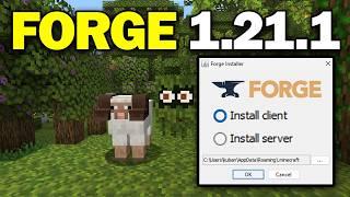 How To Download & Install Forge 1.21.1 and Mods for Minecraft 1.21