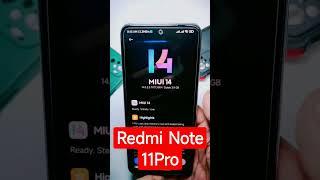 Redmi Note 11Pro MIUI 14 Update Official Launch #miui14 #shorts #viral #short