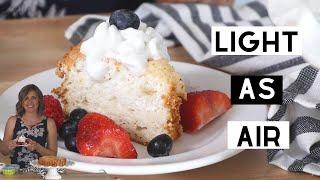 Keto Angel Food Cake {Low-Carb, Paleo, & Gluten-Free}