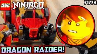 Ninjago Crystalized  'Kai's Golden Dragon Raider' Set Review! (71773)