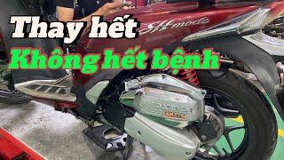 Video 807: Dạy Sửa Xe Thợ Xe Máy Cẩn Thận Khi Thay Lọc Gió Vệ Sinh Họng Ga Kim Phun | Motorcycles TV