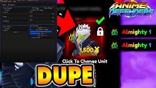 Anime Defenders Script GUI / HACK & SCRIPT | ROLLBACK & DUPE SCRIPT INF GEMS & AUTOFARM MACR BYPASS