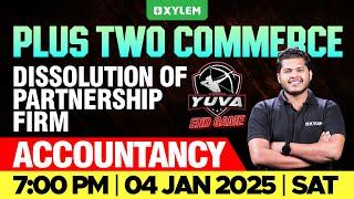 Plus Two Commerce - Accountancy | Dissolution Of Partnership Firm | Xylem Plus Two Commerce