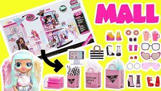 LOL Surprise OMG Mall of Surprises Cafe and Boutique DIY BUILD with Doll Accessories