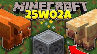 НОВЫЕ СВИНЬИ и ОПАВШИЕ ЛИСТЬЯ в Minecraft! Полный обзор снапшота 25w02a (1.21.5)