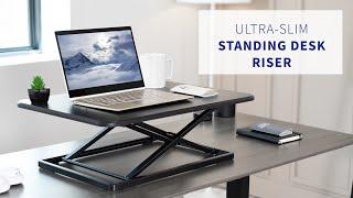 DESK-V001J 26" Single Top Standing Desk Converter by VIVO