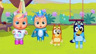 Los BEBÉS LLORONES se CUELAN en el MUNDO de BLUEY