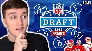 [ASMR] 2023 NFL Draft  Grades and Reactions (relaxing whisper ramble)