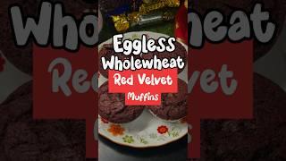 ‍  Eggless Wholewheat Red Velvet Cake ‍