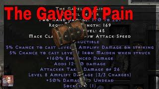 D2R Unique Items - The Gavel Of Pain (Martel De Fer)