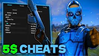 Using the BEST 5$ Rust Cheats (ft. Bluewing)