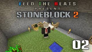 MINECRAFT FTB STONEBLOCK 2 02: HẾT SIEVE RỒI NUÔI GÀ. CỐ GẮNG VÌ TƯƠNG LAI TƯƠI SÁNG