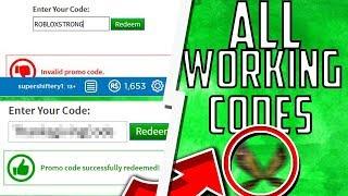 ROBLOX PROMO CODES!! (2019) - ALL 100% WORKING!!!!