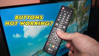 How to Fix your LG Remote Control With Not Working Buttons