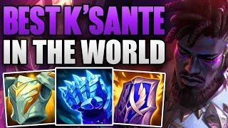 RANK 1 K'SANTE IN THE WORLD DOMIANTES KR CHALLENGER! | CHALLENGER K'SANTE TOP GAMEPLAY | Patch 13.20