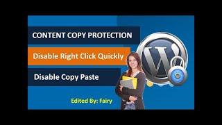 WordPress Content Copy Protection   Disable Right Click and Copy Paste Quickly