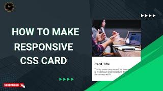How to make Responsive Card Using CSS