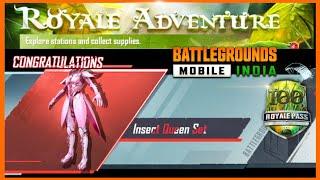 GOT  BOTH 100 RP MYTHIC OUTFITS - ROYAL ADVENTURE ( BATTLEGROUNDS MOBILE INDIA BGMI )