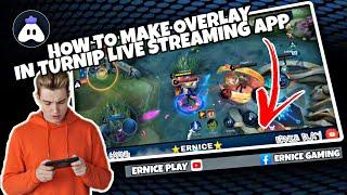 HOW TO MAKE OWN OVERLAY IN TURNIP LIVE STREAMING APP