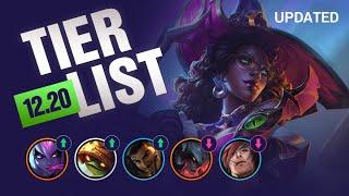 UPDATED Patch 12.20 TIER LIST for LOW ELO | LoL Season 12