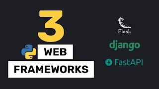 I built the same app 3 times | Which Python Framework is best? Django vs Flask vs FastAPI