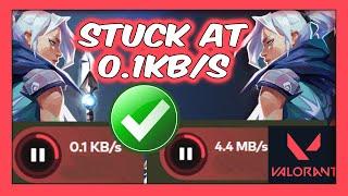 Valorant Stuck At 0.1kb/s Or At 0%, 95%, 100%  | Complete Tutorial 2023