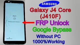 Samsung J4 Core FRP Bypass | ( J410F ) Google Account Unlock Without PC Android 8