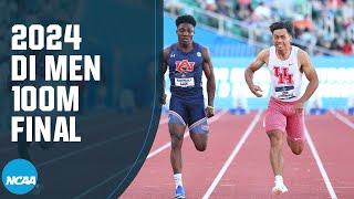 Men's 100m final - 2024 NCAA outdoor track and field championships