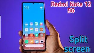 Split Screen Enable In Redmi Note 12 5G , How To Enable Dual Screen In Redmi Note 12 5G