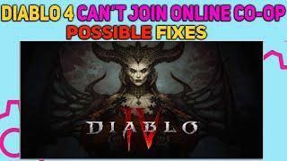 How to Fix Diablo 4 Can’t Join Online Co-Op Error | Error code 316748 Diablo 4