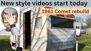 New style episodes vintage camper rebuild
