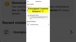 Facebook Monetization unoriginal content problem | Facebook not monetize Facebook Monetize policy