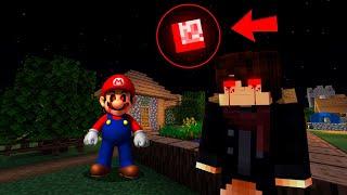 CETTE LUNE ROUGE VEUT TUER MARIO SUR MINECRAFT !