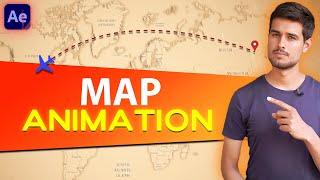 Create Map Animation Like @dhruvrathee