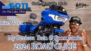 '24 Road Glide Review: Sport & Rain Modes, Cool Easy Mods & Geneva On The Lake Bike Week!