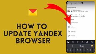 How to Update Yandex Browser in 2024?