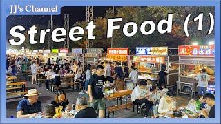 Exploring a Night Market Near a University Town with Over 100 Delicious Chinese Street Food Stall