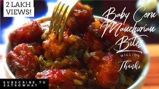 Baby Corn Manchurian Bites | Restaurant style Babycorn Manchurian Dry